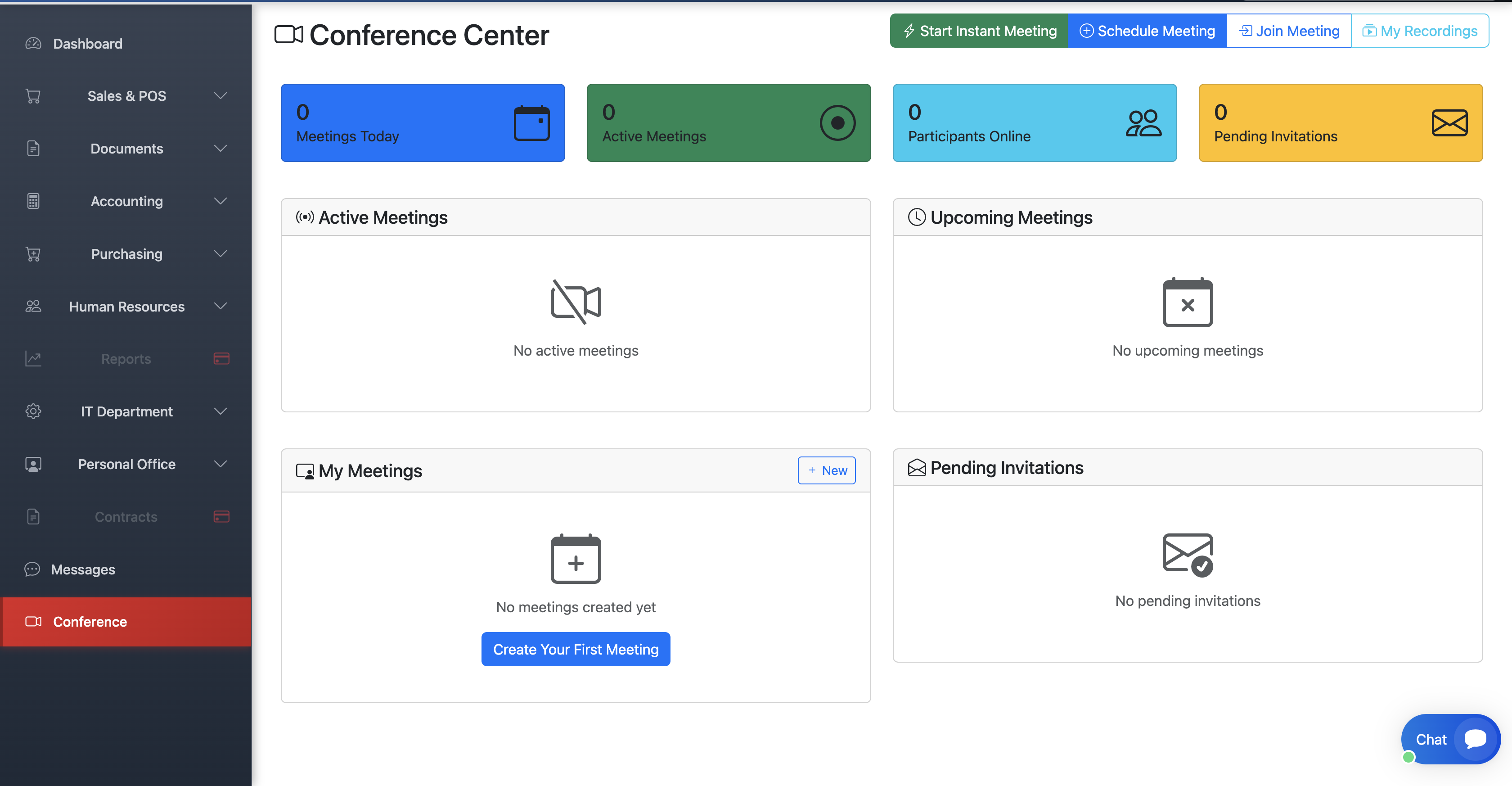 Business Center meeting booking