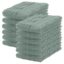 12 Pack Muslin Burp Cloths 100% Cotton Muslin Cloths Large 20''x10'' Extra Soft and Absorbent Baby Burping Cloth - Green