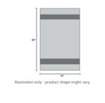 12 Pack Muslin Burp Cloths 100% Cotton Muslin Cloths Large 20''x10'' Extra Soft and Absorbent Baby Burping Cloth - Grey