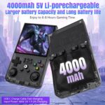 2025 New Upgrade R36MAX Retro Handheld Game Console with 64G Built-in 18000+ Classic Games, Portable Hand Held Open Source Linux System 4.0-in 4k HD IPS Screen Video Player...