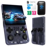 2025 New Upgrade R36MAX Retro Handheld Game Console with 64G Built-in 18000+ Classic Games, Portable Hand Held Open Source Linux System 4.0-in 4k HD IPS Screen Video Player...