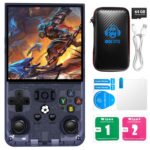 2025 New Upgrade R36MAX Retro Handheld Game Console with 64G Built-in 18000+ Classic Games, Portable Hand Held Open Source Linux System 4.0-in 4k HD IPS Screen Video Player...