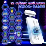 2025 Upgrade Retro Game Console Stick Pro,Built-in 23 Emulators 20,000+ Games,Retro Gaming Console 64GB TF Card,Dual 2.4GHz Wireless Controllers,Game Stick 4K HDMI Plug and Play...