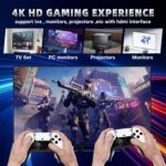 2025 Upgrade Retro Game Console Stick Pro,Built-in 23 Emulators 20,000+ Games,Retro Gaming Console 64GB TF Card,Dual 2.4GHz Wireless Controllers,Game Stick 4K HDMI Plug and Play...