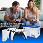 2025 Upgrade Retro Game Console Stick Pro,Built-in 23 Emulators 20,000+ Games,Retro Gaming Console 64GB TF Card,Dual 2.4GHz Wireless Controllers,Game Stick 4K HDMI Plug and Play...