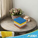 AIDEA Microfiber Cleaning Cloth, 100PK, Soft Absorbent Rags, Microfiber Towels for Cars, Kitchen Towels, Dusting Cloth for Home, Window, Cleaning Supplies, 12"×12"