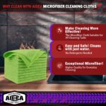 AIDEA Microfiber Cleaning Cloth, 20PK, Microfiber Towels for Cars, Premium All Purpose Car Cloths, Dusting Cloth Cleaning Rags, Absorbent Towels for SUVs, House, Kitchen,...