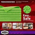 AIDEA Microfiber Cleaning Cloth, 20PK, Microfiber Towels for Cars, Premium All Purpose Car Cloths, Dusting Cloth Cleaning Rags, Absorbent Towels for SUVs, House, Kitchen,...