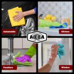 AIDEA Microfiber Cleaning Cloth, 50PK, Microfiber Towels for Cars, Premium Wash Cloths, Dusting Cloth Cleaning Rags, Absorbent Towels for SUVs, House, Kitchen, Window, Cleaning...