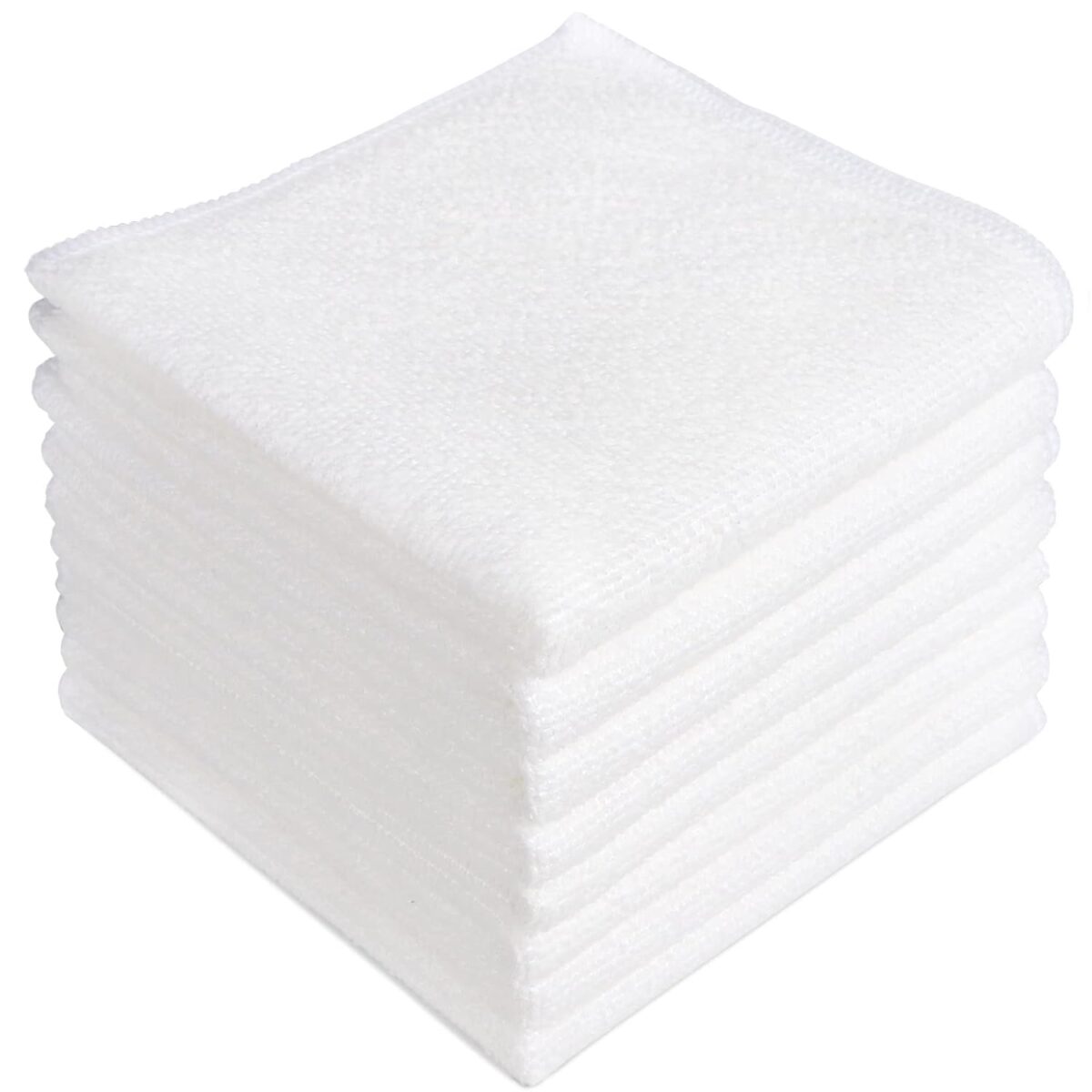 AIDEA Microfiber Cleaning Cloth Black 50PK, Microfiber Towels for Cars, Premium Car Cloths, Dusting Cloth Lint Free Cleaning Rags for SUVs, House, Kitchen, Window,...