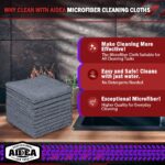 AIDEA Microfiber Cleaning Cloth Pink 20PK, Microfiber Towels for Cars, Premium Car Cloths, Dusting Cloth Lint Free Cleaning Rags for SUVs, House, Kitchen, Window, Workshops,12×12"