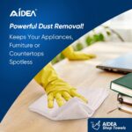 AIDEA Microfiber Cleaning Cloth White-100PK, Absorbent Cleaning Rags, Commercial Shop Rags Lint-Free, Scratch-Free, White Microfiber Towels for Cars, Kitchen Towels White 11.5...