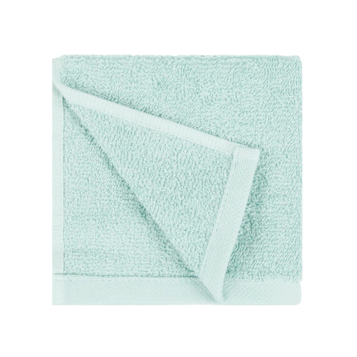 Amazon Basics face Towels for bathroom, 100% Cotton Extra Absorbent washcloth, Fast Drying - salon towel - 24 Pack Ice Blue (12 x 12 inches)