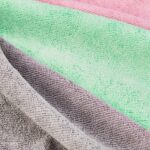 Amazon Basics Microfiber Cleaning Cloths, Ultra Soft and Absorbent, Free from Streaks/Lint/Scratch for Cars, 16" x 12", Green/Gray/Pink, 24-Pack