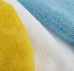 Amazon Basics Microfiber Cleaning Cloths, Ultra Soft and Absorbent, Free from Streaks/Lint/Scratch for Cars, 16" x 12", Green/Gray/Pink, 24-Pack