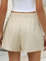 ANRABESS Boxer Shorts for Women Gingham Pajama 2025 Summer Casual Lounge Sleep Plaid Shorts Y2K Beach Bottoms