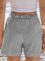 ANRABESS Boxer Shorts for Women Gingham Pajama 2025 Summer Casual Lounge Sleep Plaid Shorts Y2K Beach Bottoms