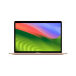Apple MacBook Air 13.3 inch Laptop - Gold, M1 Chip, Built for Apple Intelligence, 8GB RAM, 256GB storage