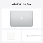 Apple MacBook Air 13.3 inch Laptop - Silver, M1 Chip, Built for Apple Intelligence, 8GB RAM, 256GB storage