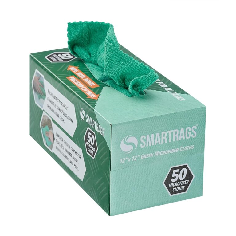 Arkwright Smart Rags in Box - (Pack of 50) Lint Free Microfiber Cleaning Cloth, Scratch & Streak-Free, Dispensable Wash Towels for Cars, Window Glass, and Auto Shop, 12 x 12 in,...