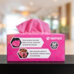 Arkwright Smart Rags in Box - (Pack of 50) Lint Free Microfiber Cleaning Cloth, Scratch & Streak-Free, Dispensable Wash Towels for Cars, Window Glass, and Auto Shop, 12 x 12 in,...
