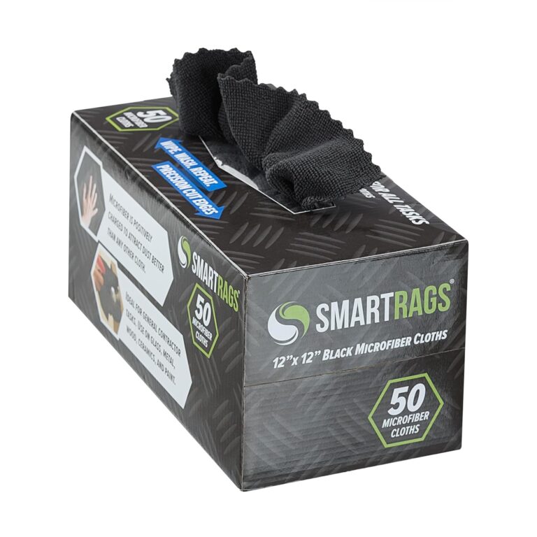 Arkwright Smart Rags in Box - (Pack of 50) Lint Free Microfiber Cleaning Cloth, Scratch & Streak-Free, Dispensable Wash Towels for Cars, Window Glass, and Auto Shop, 12 x 12 in,...