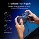 ASUS ROG Raikiri Pro OLED Display, tri-Mode connectivity, remappable Buttons&triggers, 4 Rear Buttons, Step&Linear triggers, Adjustable Joystick Sensitivity, 3.5mm Jack with ESS...