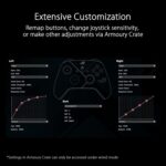 ASUS ROG Raikiri Pro OLED Display, tri-Mode connectivity, remappable Buttons&triggers, 4 Rear Buttons, Step&Linear triggers, Adjustable Joystick Sensitivity, 3.5mm Jack with ESS...