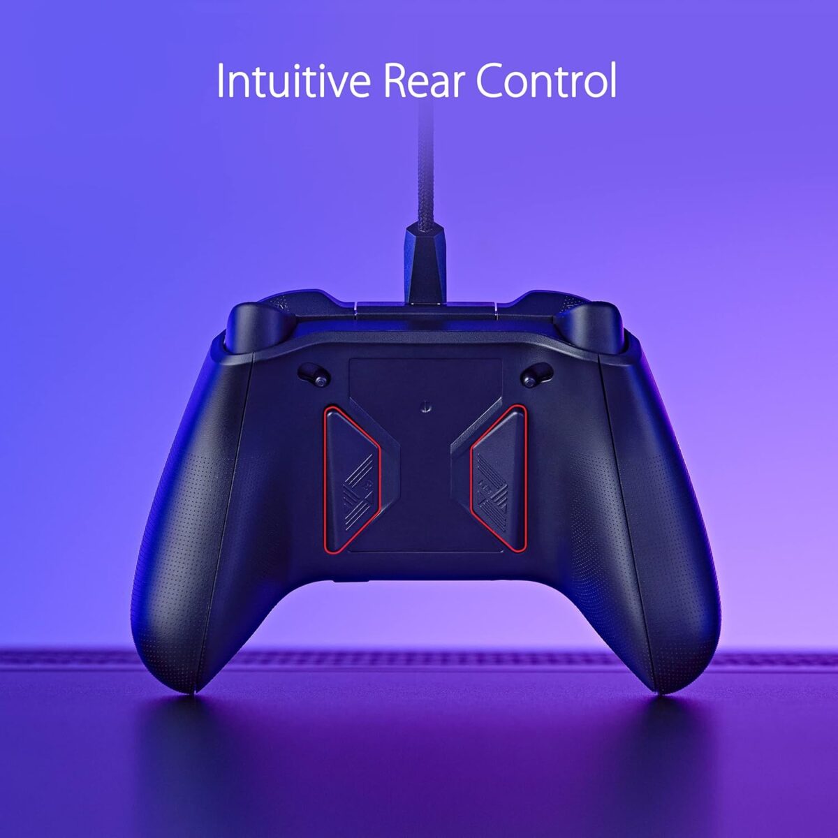 ASUS ROG Raikiri Pro OLED Display, tri-Mode connectivity, remappable Buttons&triggers, 4 Rear Buttons, Step&Linear triggers, Adjustable Joystick Sensitivity, 3.5mm Jack with ESS...