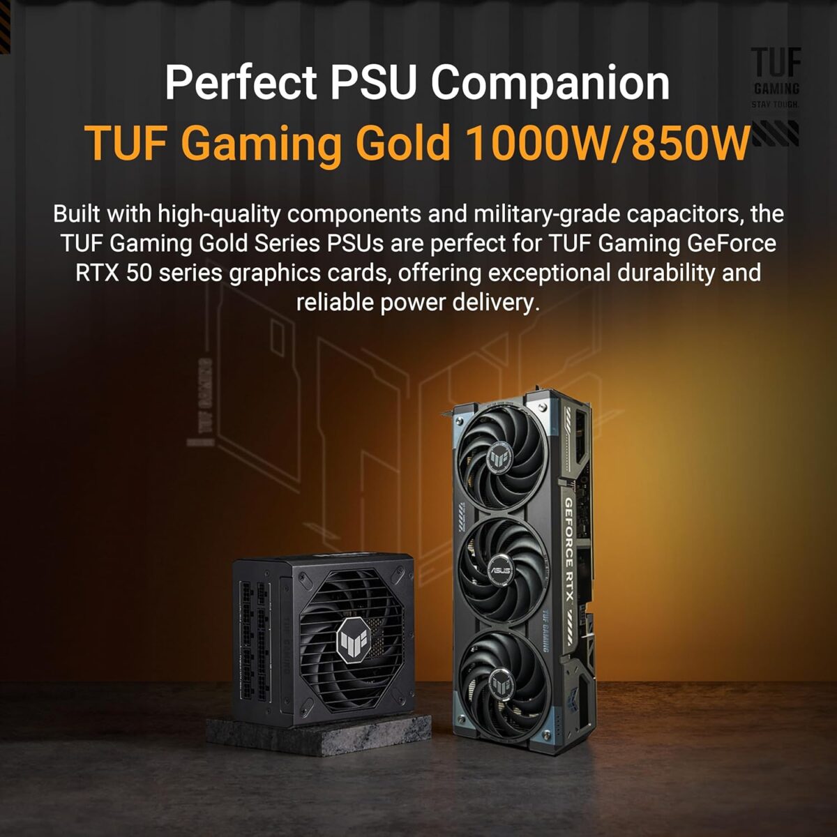 ASUS TUF Gaming GeForce RTX ™ 5070 12GB GDDR7 OC Edition Gaming Graphics Card (PCIe® 5.0, HDMI®/DP 2.1, 3.125-slot, Military-Grade Components, Protective PCB Coating, axial-tech...