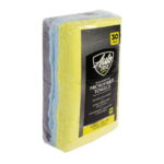 Auto Drive Car Cleaners Multipurpose Microfiber Towels 14" x 14", Multicolor, 30 Pack
