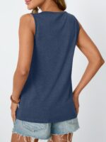 AUTOMET Womens Tank Tops 2025 Summer Dressy Casual Blouses Sleeveless Flowy Crewneck Outfits Basic Trendy Clothes