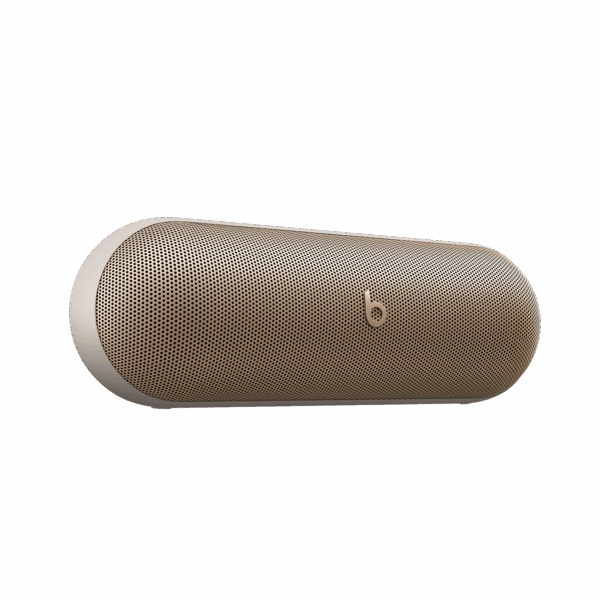 Beats Pill Waterproof Built-in Microphone Wireless Bluetooth Portable Speaker, Champagne Gold