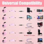 BENGOO G9000 Professional Gaming Headset for PS4, PC, Xbox One Controller, Noise Cancelling Over Ear Headphones with Mic, LED Light, Bass Surround, Soft Memory Earmuffs for...