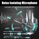 BENGOO G9000 Stereo Gaming Headset for PS4 PC Xbox One PS5 Controller, Noise Cancelling Over Ear Headphones with Mic, LED Light, Bass Surround, Soft Memory Earmuffs for Laptop...