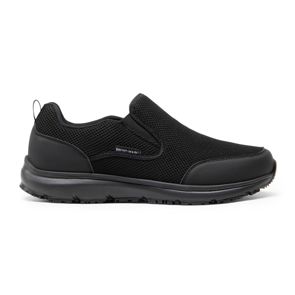 Bruno Marc Men's Work Shoes Non Slip Shoes, Slip-on Lightweight Restaurant or Food Service Loafers