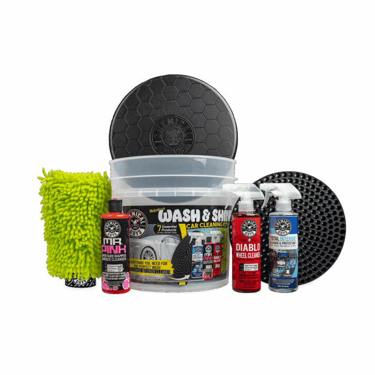 Chemical Guys Professional Wash & Shine Car Cleaning Kit (7 Essential Products)