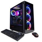 CyberPowerPC Gamer Master Gaming PC, AMD Ryzen 5 5500 3.6GHz, Radeon RX 6400 4GB, 16GB DDR4, 500GB PCIe Gen4 SSD, WiFi Ready & Windows 11 Home (GMA3100A)