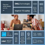 Dell Inspiron 15 Laptop 3530 15.6-inch FHD Intel Core i3-1305U 8GB RAM 512GB NVMe SSD Carbon Black