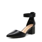 DREAM PAIRS Women's Low Heel Pump Shoes