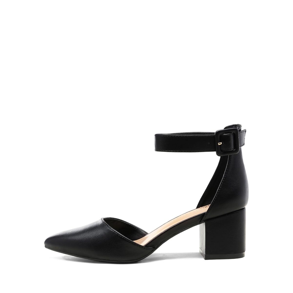 DREAM PAIRS Women's Low Heel Pump Shoes