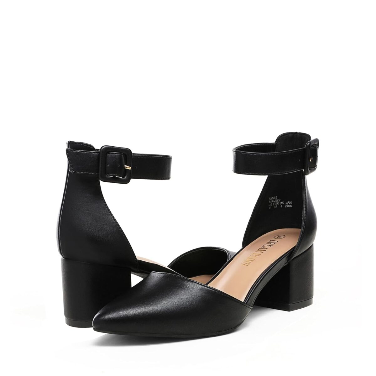 DREAM PAIRS Women's Low Heel Pump Shoes