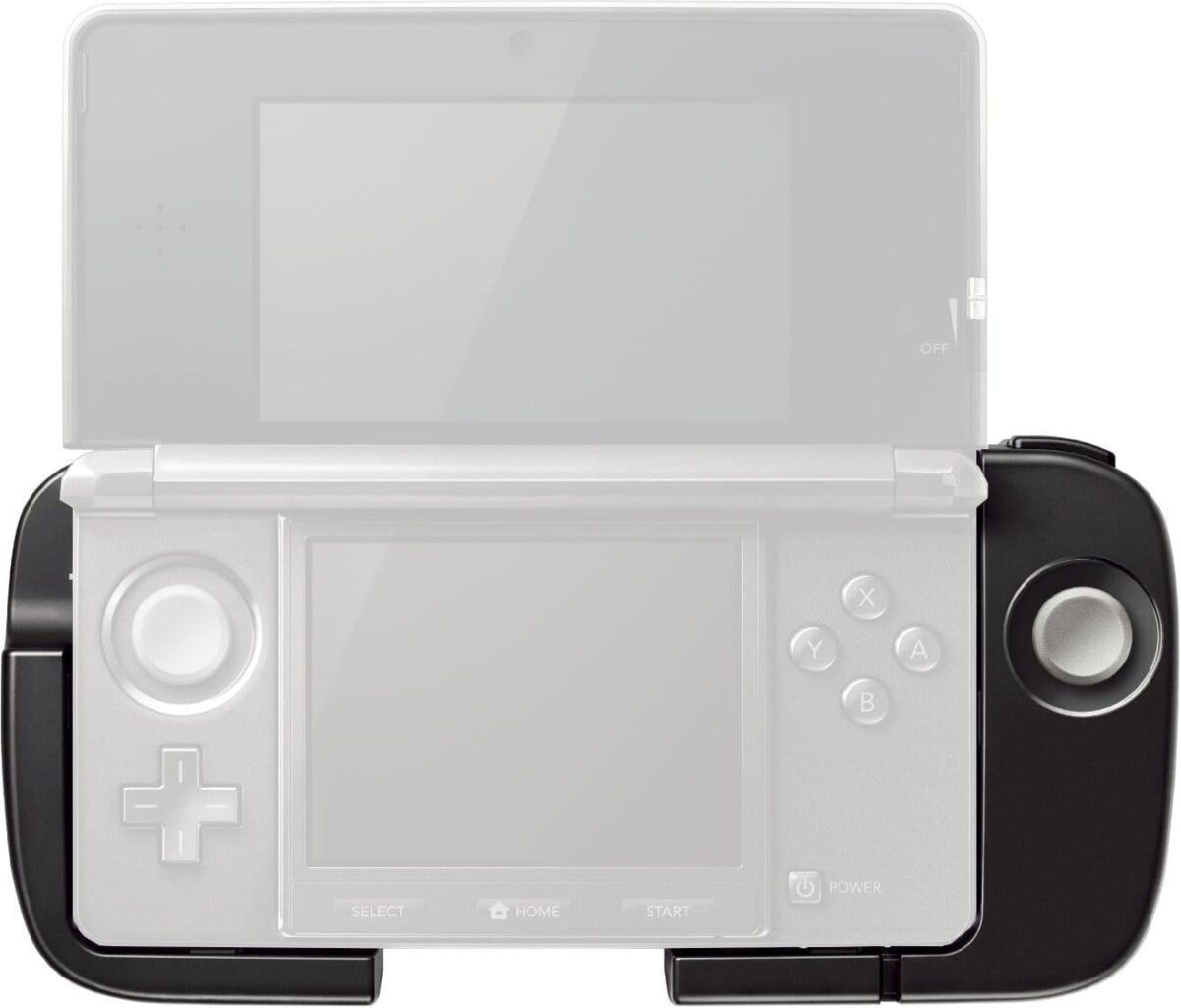 Expansion Pad Circle Pad Pro Gaming Attachment - Ergonomic Design - Extra Grip & Control - 4 Shoulder Buttons - ZL/ZR Trigger - Compatible with Nintendo 3DS (3DS)