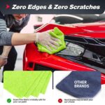 FIXSMITH Microfiber Cleaning Cloth, 100 Pack Shop Towels, Micro Fiber Cloth for Cleaning Car, All-Purpose Absorbent Cleaning Rags for Housekeeping, Dust Cloth for Office, Car...