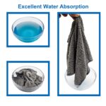 FIXSMITH Microfiber Cleaning Cloth - Pack of 8, Size: 12 x 16 in, Multi-Functional Cleaning Towels, Highly Absorbent Cleaning Rags, Lint-Free, Streak-Free Cleaning Cloths for...