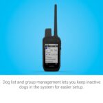 Garmin Alpha 200 Handheld, Simple, Accessible and Fast Tracking and Training for Your Dogs, Sunlight-readable 3.5" Capacitive Touchscreen