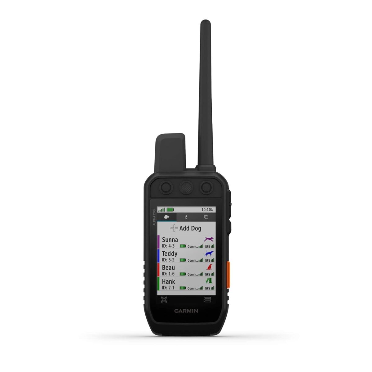 Garmin Alpha 200i Dog Tracking Handheld, Utilizes inReach Technology, Sunlight-readable 3.6" Touchscreen (010-02230-50), Black
