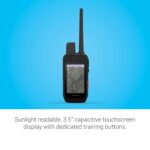 Garmin Alpha 200i Dog Tracking Handheld, Utilizes inReach Technology, Sunlight-readable 3.6" Touchscreen (010-02230-50), Black