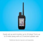 Garmin Alpha 200i Dog Tracking Handheld, Utilizes inReach Technology, Sunlight-readable 3.6" Touchscreen (010-02230-50), Black