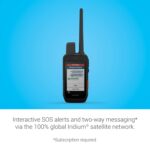 Garmin Alpha 200i Dog Tracking Handheld, Utilizes inReach Technology, Sunlight-readable 3.6" Touchscreen (010-02230-50), Black